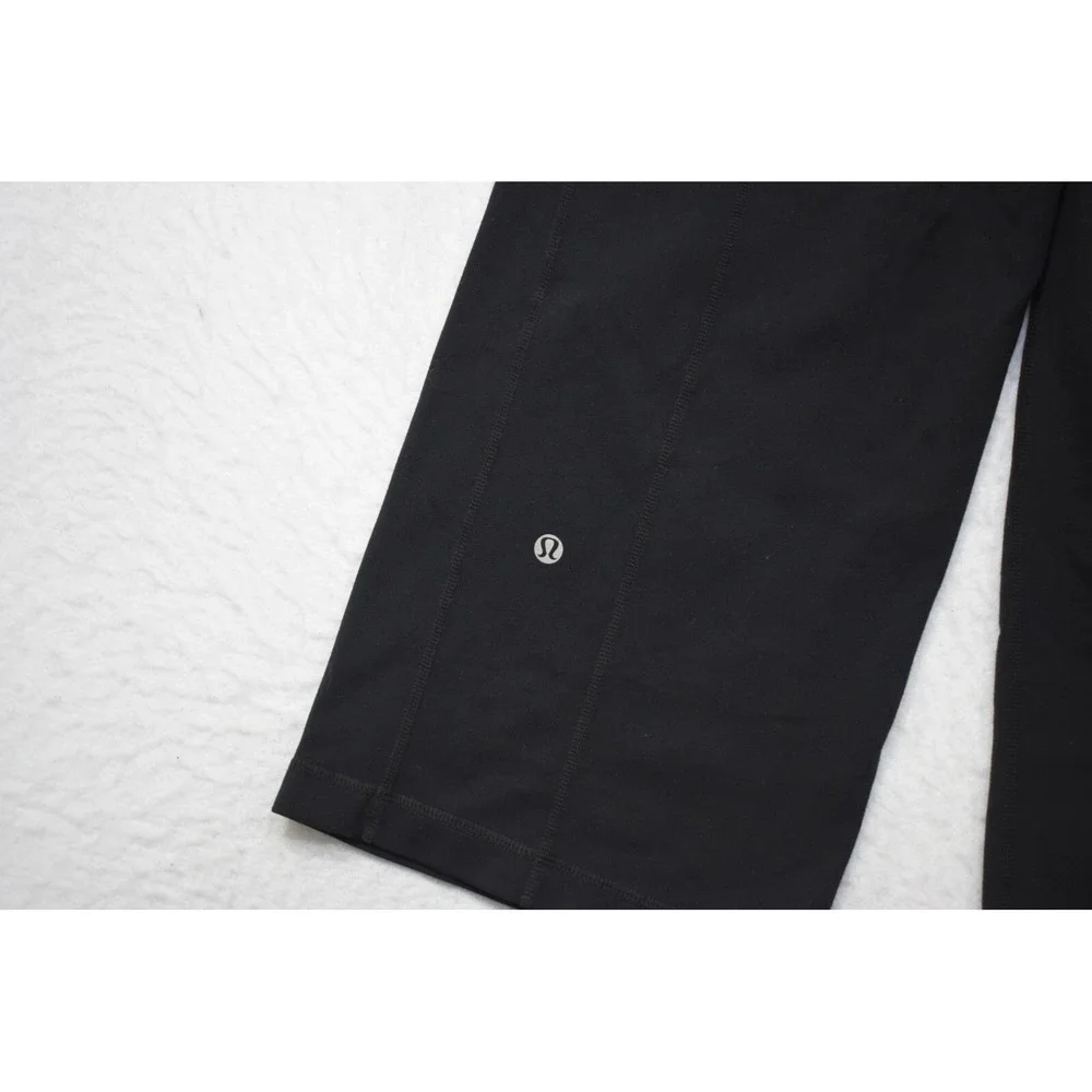 Lululemon Leggings Capri Pants Black‎ Performance Stretch Womens Size 4 x 21